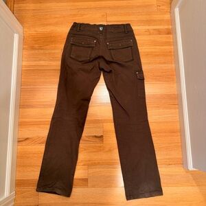 KUHL Women’s Outdoor Cargo Pants – Brown – Size 4